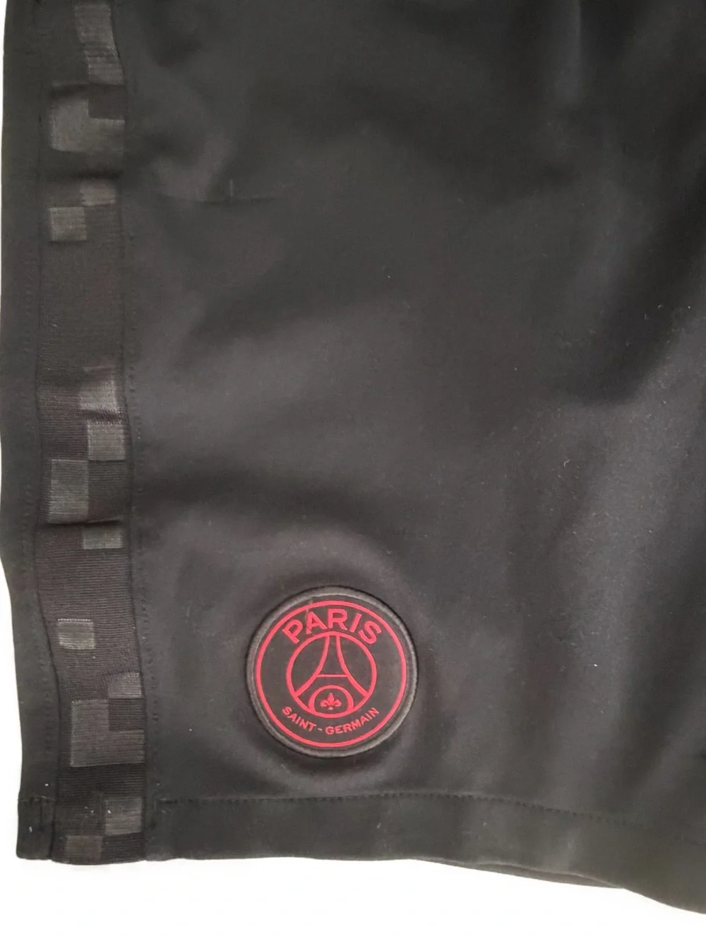 Paris Saint-Germain (PSG) Youth Soccer Shorts - Black & Red